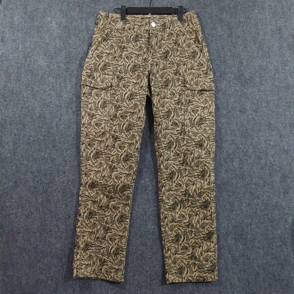 NEW True Religion Pants Mens 30x32 Green Camo SN Cargo Abstract Camo Army